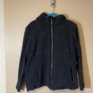 Athleta Black “Teddy Bear” lined Hoodie